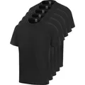 Würth MODYF T-Shirt 5er Pack für Handwerker (Set, 5-tlg) Bequemes T-Shirt für Arbeit & Freizeit aus Baumwolle grau XS