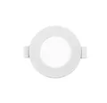 V-TAC LED Panel 3w LED slim Einbauleuchte Deckenleuchte Einbauspot slim Panel Rund Ø, Warmweiß, LED Panele Unterputz 3 Watt Warmweiß, 85x20,5mm, Form: rund