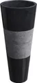 Stehendes Waschbecken aus Marmor - Schwarz - B 40 x L 40 x H 90 cm - PULOA