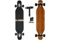 FunTomia Longboard Camber Ahornholz Longboard in 3 Flex Stufen + T-Tool, Camber Twin Tip