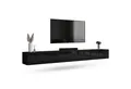 Planetmöbel TV-Board WEST TV Board 280 cm (2 x 140 cm) (TV Lowboard, Fernsehschrank hängend oder stehend), Fernsehtisch 2x 140cm breit