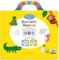 Simpatici animali. Scuola di disegno. Ediz. a spirale. Con 8 acquerelli. Con pennello. Con stencil