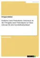 Ertugrul Balkan | Funktion einer Visitenkarte. Inwieweit ist die Übergabe...