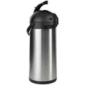 ONVAYA Pump-Isolierkanne Airpot Pumpkanne, Isolierkanne, Thermoskanne, Edelstahl, 1.9L, 3L, 5L, 5 l schwarz|silberfarben 5 l