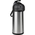 ONVAYA® Airpot Pumpkanne | 5 Liter | Isolierkanne | Thermoskanne | Getränkespender | Edelstahl mattiert | Kaffeekanne | Doppelwandig