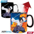 Naruto Shippuden Duell thermoeffekt Tasse Sasuke Merch Kaffee Anime Manga Tee