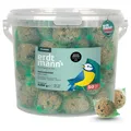 50 Meisenknödel mit Netz im Eimer 4,25 kg – Vogelfutter mit Getreideflocken &...