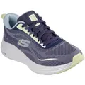 Skechers VAPOR FOAM-SMOOTH RIDE Sneaker, Trainingsschuh, Schnürschuh in veganer Verarbeitung blau|rosa 39 EU