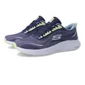 Skechers Vapor Foam Smooth RideSneaker für Damen, Marineblauer Strick, Multi-Besatz, 39 EU