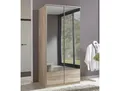 Kleiderschrank WIMEX Imago , braun (struktureichefarben hell), B:90cm H:199cm T:58cm, Schränke, Kleiderschrank
