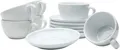 Gastro Spirit Cappuccinotasse 12-teiliges Cappuccino-Tassen Set 200 ml, weiß, Italia Serie, Porzellan, 12-teiliges Set, 200 ml