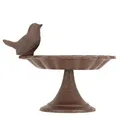 TOPANBIETER 999 Vogeltränke Vogelbad Wassertränke für Wildvögel Wasserstelle Futterstelle witterungsbeständig und frostsicher (Vogel mit Fuß)