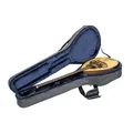 Crossrock Schaumstoffkoffer für Bouzouki Dunkelgrau – Leichtes Griechisches Etui