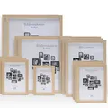 14 tlg. Foto Bilderrahmen-Set in Naturoptik in verschiedenen, unterschiedlichen Größen. Für Fotowände & Bilderwände mit Naturoptik Bilderrahmen, Hochformat & Querformat geeignet. Von 10x15 bis 30x40cm