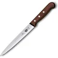 Victorinox Filetiermesser Wood 5.3700.16, Holzgriff, Edelstahlklinge 16 cm