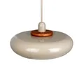 Dyberg Larsen Hängelampe Planet milchweiß Ø 40 cm Metall Lampe Leuchte Spot