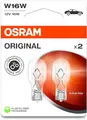 Osram ORIGINAL LINE 12V, W16W, Signal lamp, Metal Wedbe Base, Double Blister (2 lamps)