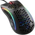 Glorious Gaming Model D- (Minus) Wired Gaming Mouse – superleichtes Wabendesign mit 61 g, RGB-Beleuchtung, ergonomisch, Pixart 3360 Sensor, Omron-Schaltern, PTFE-Füße, 6 Tasten – Mattschwarz