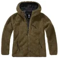 Brandit Teddyfleece Damen Jacke, grün, Größe 5XL