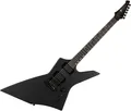 Spira X-400 MBK Satin Black E-Gitarre 2 Humbucker Hardtail geröstete Pappel
