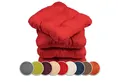 sunnypillow Stuhlkissen 4er Set Stuhlkissen 40x40 cm Bequeme 8cm, Polsterauflage Auflage für Stühle / Bänke