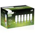 6x LED-Lampe E14 Röhrenform T37 10W = 75W 1055lm 4000K Neutralweiß 200° LUMILED