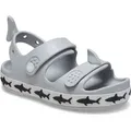 Crocs Crocband Cruiser Shark Sandalen Für Kleinkinder Grau EU 20-21 Jungen,Mädchen Grau EU 20-21 - Grau - 20-21
