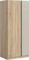 Home affaire Kleiderschrank BENDINGO, TOPSELLER!, Schlafzimmerschrank, Schrank, Garderobenschrank (OTTO BESTSELLER, Garderobe & Schlafzimmer) Breite 80cm, Eiche NB, 2-türig, inkl 1 Kleiderstange und 1 Ablageboden
