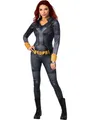 (CL) DELUXE BLACK WIDOW COSTUME - FANCY DRESS COSTUME (SIZE: Unisex Costumes NEU