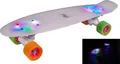 Hudora 12134 - Skateboard Retro Rainglow, ca. 57x15 cm, ab 6 Jahren