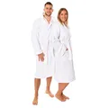 Lavea Mexico – Bademantel Damen & Herren aus 100% Baumwolle – weicher Frottee Morgenmantel mit Kapuze, Unisex Design, Ideal für Sauna & Zuhause, saugstark & pflegeleicht