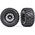 Traxxas Maxx At Reifen Auf Schwarzen Xrt-Felgen (2) (TRX7875)