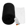 AquaOne Teichnetz feinmaschig 4x4m Teichabdeckung für laubfreien Teich vielseitiges Netz in schwarz Abdecknetz mit 10 Spießen Schutznetz für Gartenteich