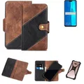 Handy Hülle für Huawei Y9 (2019) Wallet Case Cover Smartphone Braun