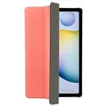 Hama Fold Clear Bookcase Schutzhülle für Samsung Galaxy Tab S6 Lite Coral, transparent
