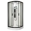 Duschkabine PETRUS 90x90cm Duschtempel Fertigdusche Eckdusche Runddusche