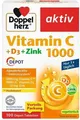 Doppelherz Vitamin C 1000 + D3 + Zink Depot 100 Stück