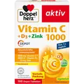 Vitamin C 1000 + D3 + Zink Depot (100 Depot-Tabletten)