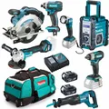 Makita Set - 18V Combo Kit Akku Werkzeug Akkuschrauber Schlagschrauber +++