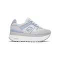 Liu Jo für Damen. BA6019PX823S3972 Maxi Wonder Plus 02 blaue Lederpantoffeln (40), 1 bis 3 cm, Schnürsenkel