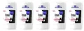 NIVEA Deodorant Black & White Invisible Clear Deo Stick 5 x 50ml