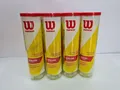 Wilson Packung 12 Röhren Mit 4 Tennisbällen Championship XD All Court