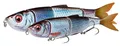 Savage Gear 4Play V2 Swim N Jerk - 3D gescannter Heringsschwimmköder für Raubfischangler, realistische Aktion, Stop & Go Techniken, ideal für Hecht, Barsch & mehr | Slow Sink Barsch 13,5 cm