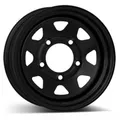 4x DOTZ Dakar dark Offroad Stahlfelgen 7.0x16 für TOYOTA Land Cruiser J10