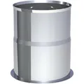 Jeremias Wandfutter "Pellet-Line", Edelstahl - silberfarben