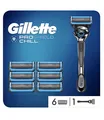 Gillette Fusion5 Proshield Chill, Rasierapparat + 7 Rasierklingen Von Ricambio.
