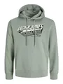 JACK & JONES Jjelogo Sweat Hood 2 Col 25/26 Noos