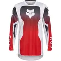 FOX 180 Shield Motocross Jersey, schwarz-weiss-rot, Größe M für Männer