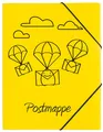 PAGNA Postmappe DIN A4 PP gelb mit Motivdruck