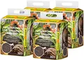 Floragard Schildkrötenerde Schildkrötensubstrat & Terrarienerde - Bodengrund für Terrarien, 80L (4x20L)